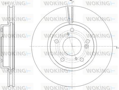 Woking D62112.10 - Гальмівний диск autozip.com.ua