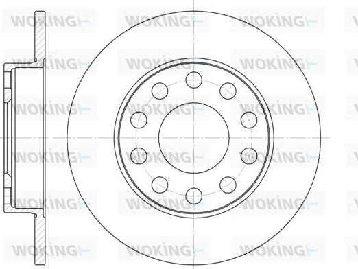 Woking D6753.00 - Гальмівний диск autozip.com.ua