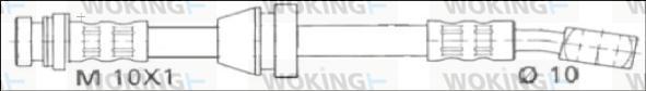 Woking G1904.34 - Гальмівний шланг autozip.com.ua