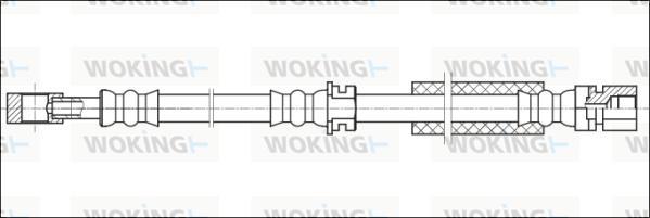 Woking G1904.35 - Гальмівний шланг autozip.com.ua