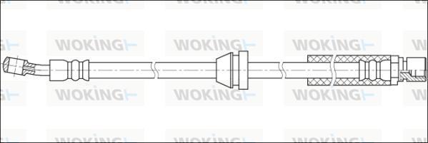 Woking G1904.24 - Гальмівний шланг autozip.com.ua