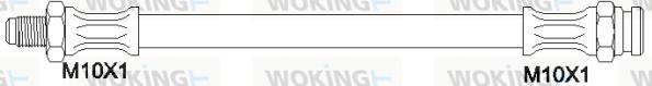 Woking G1900.98 - Гальмівний шланг autozip.com.ua