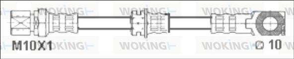 Woking G1900.11 - Гальмівний шланг autozip.com.ua