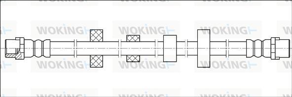 Woking G1900.84 - Гальмівний шланг autozip.com.ua