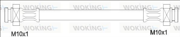 Woking G1900.81 - Гальмівний шланг autozip.com.ua