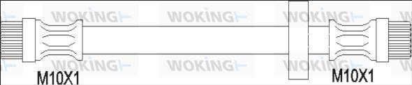 Woking G1900.29 - Гальмівний шланг autozip.com.ua