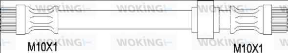 Woking G1900.23 - Гальмівний шланг autozip.com.ua