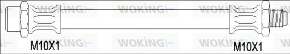 Woking G1901.49 - Гальмівний шланг autozip.com.ua