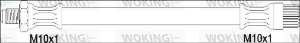 Woking G1901.45 - Гальмівний шланг autozip.com.ua