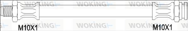 Woking G1901.05 - Гальмівний шланг autozip.com.ua