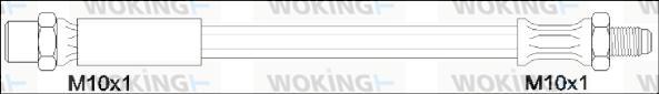 Woking G1901.19 - Гальмівний шланг autozip.com.ua