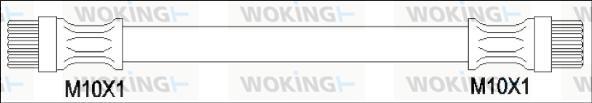 Woking G1922.01 - Гальмівний шланг autozip.com.ua
