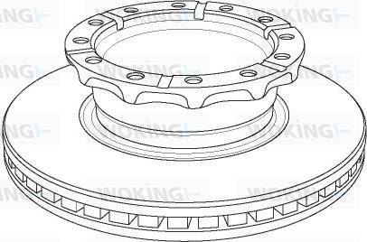 Roadhouse NSX1029.20 - Гальмівний диск autozip.com.ua