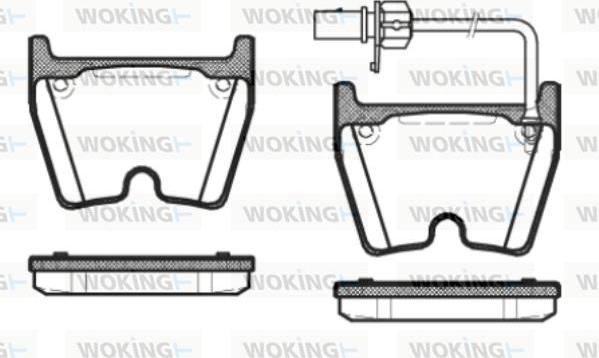 Girling 6116889 - Гальмівні колодки, дискові гальма autozip.com.ua