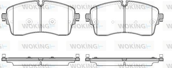 Woking P19153.00 - Гальмівні колодки, дискові гальма autozip.com.ua