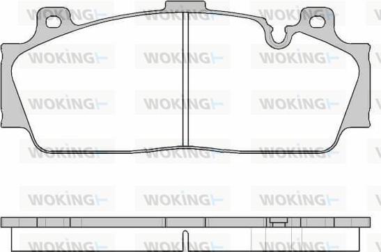 Woking P14433.10 - Гальмівні колодки, дискові гальма autozip.com.ua