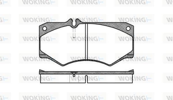 Woking P1473.30 - Гальмівні колодки, дискові гальма autozip.com.ua