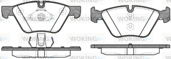 Woking P11523.30 - Гальмівні колодки, дискові гальма autozip.com.ua