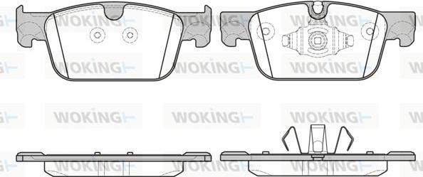 Woking P17923.10 - Гальмівні колодки, дискові гальма autozip.com.ua