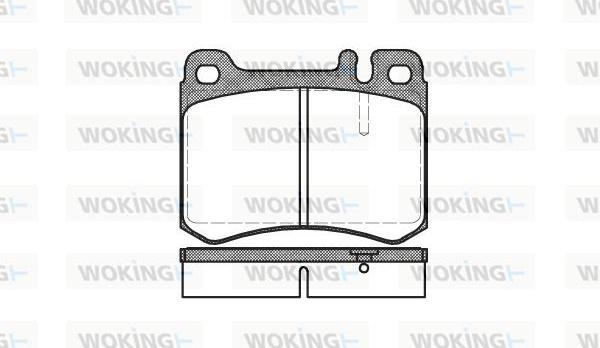 Woking P3603.00 - Гальмівні колодки, дискові гальма autozip.com.ua