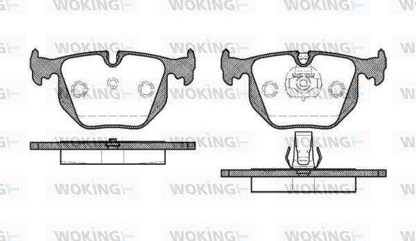 Woking P2813.30 - Гальмівні колодки, дискові гальма autozip.com.ua