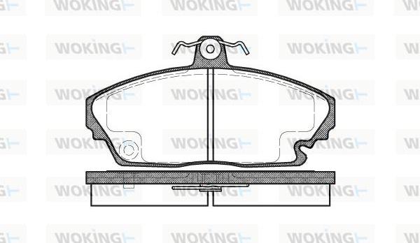 DJ Parts BP2224 - Гальмівні колодки, дискові гальма autozip.com.ua