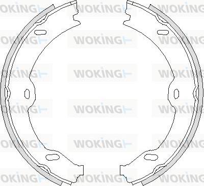 Woking Z4708.00 - Колодки тормозные autozip.com.ua