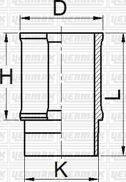 Yenmak 51-05904-000 - Гільза циліндра autozip.com.ua