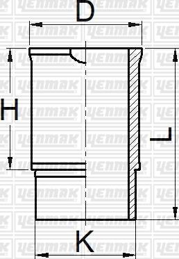 Yenmak 51-05902-000 - Гільза циліндра autozip.com.ua