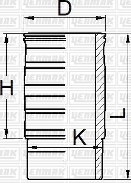 Yenmak 51-05932-000 - Гільза циліндра autozip.com.ua