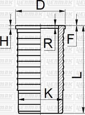 Yenmak 51-05925-000 - Гільза циліндра autozip.com.ua