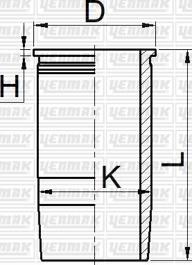 Yenmak 51-05605-000 - Гільза циліндра autozip.com.ua