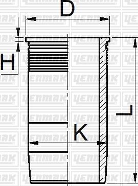 Yenmak 51-05604-000 - Гільза циліндра autozip.com.ua