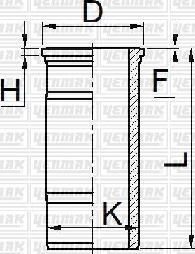 Yenmak 51-05683-000 - Гільза циліндра autozip.com.ua