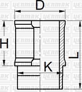 Yenmak 51-05909-000 - Гільза циліндра autozip.com.ua
