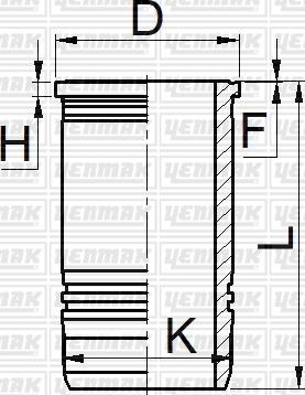 Yenmak 51-05228-000 - Гільза циліндра autozip.com.ua