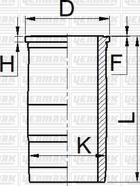 Yenmak 51-05227-000 - Гільза циліндра autozip.com.ua