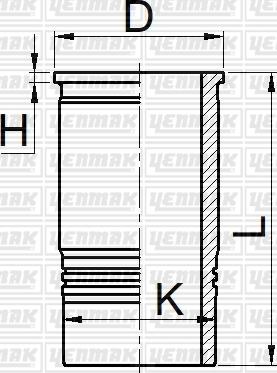 Yenmak 51-06065-000 - Гільза циліндра autozip.com.ua