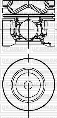 Yenmak 31-04496-000 - Поршень autozip.com.ua