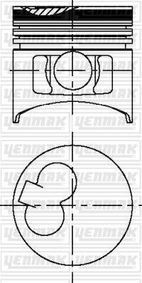 Yenmak 31-04442-000 - Поршень autozip.com.ua