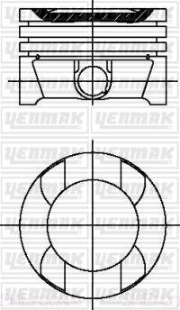 Yenmak 31-04597-000 - Поршень autozip.com.ua