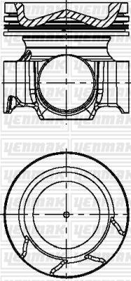 Yenmak 31-04637-000 - Поршень autozip.com.ua