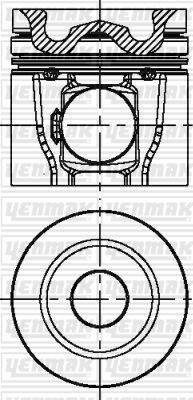 Yenmak 31-04098-000 - Поршень autozip.com.ua