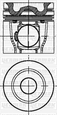 Yenmak 31-04036-000 - Поршень autozip.com.ua