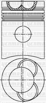 Yenmak 31-04074-000 - Поршень autozip.com.ua