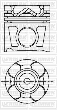 Yenmak 31-04197-040 - Поршень autozip.com.ua