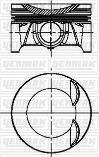 Yenmak 36-04343-000 - Поршень autozip.com.ua