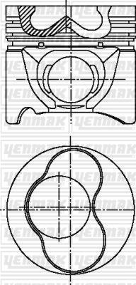 Yenmak 31-04301-000 - Поршень autozip.com.ua