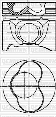 Yenmak 31-04302-000 - Поршень autozip.com.ua