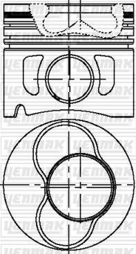 Yenmak 31-04314-000 - Поршень autozip.com.ua
